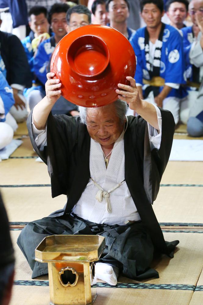 八坂神社御神酒頂戴式