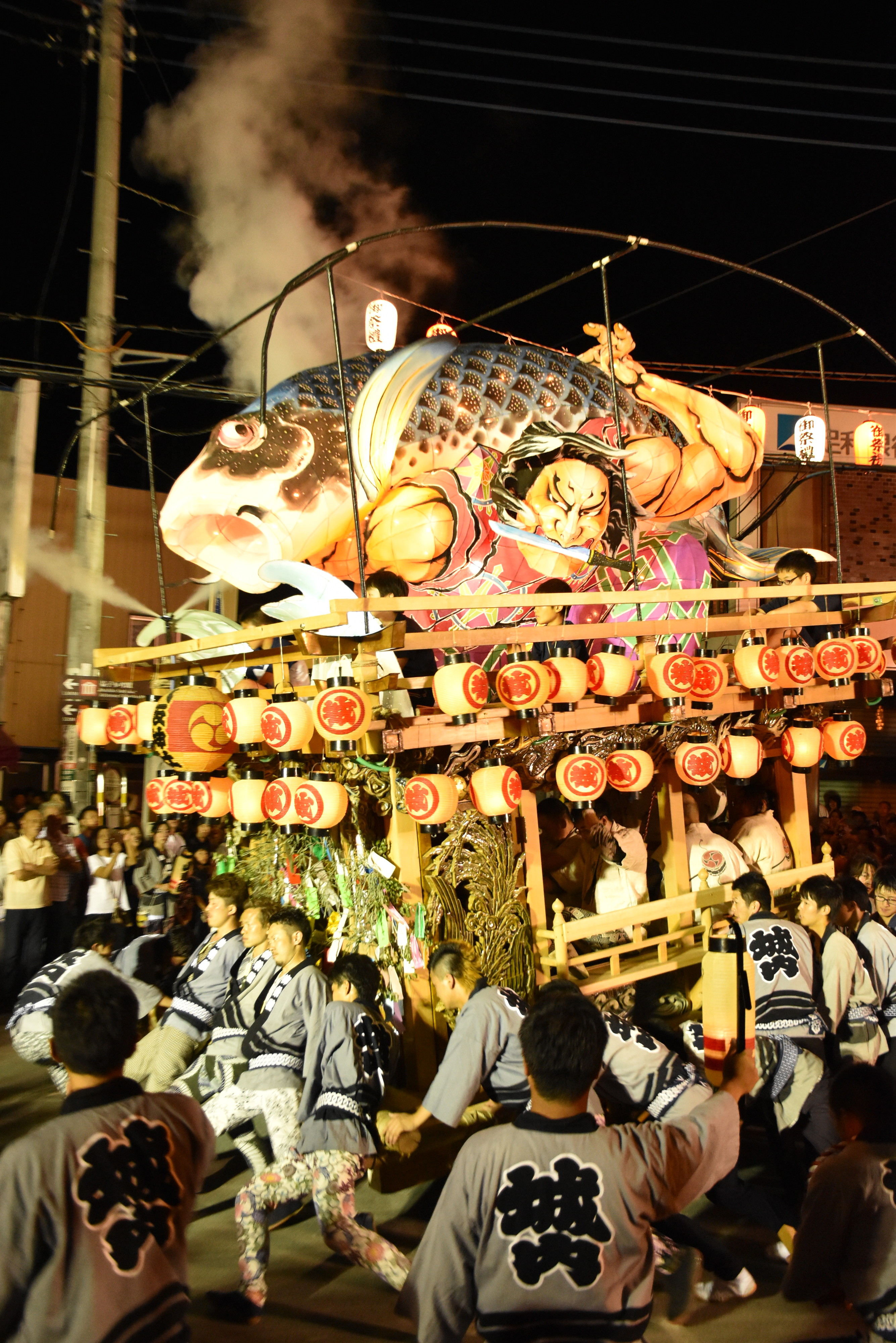 益子祇園祭 御上覧