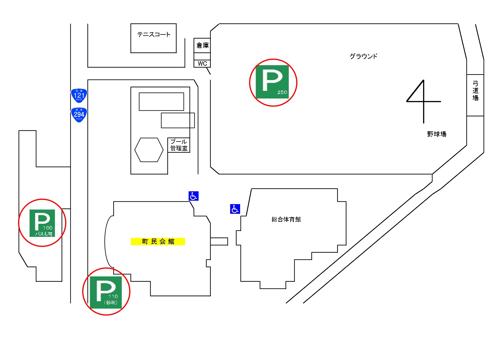 人権ミニフェス　駐車場