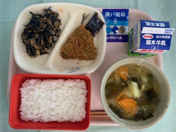 今日の給食2026.6.1