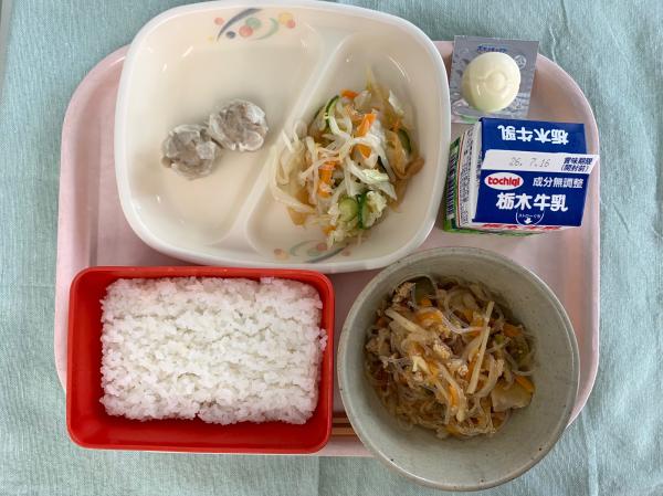 今日の給食2026.7.6