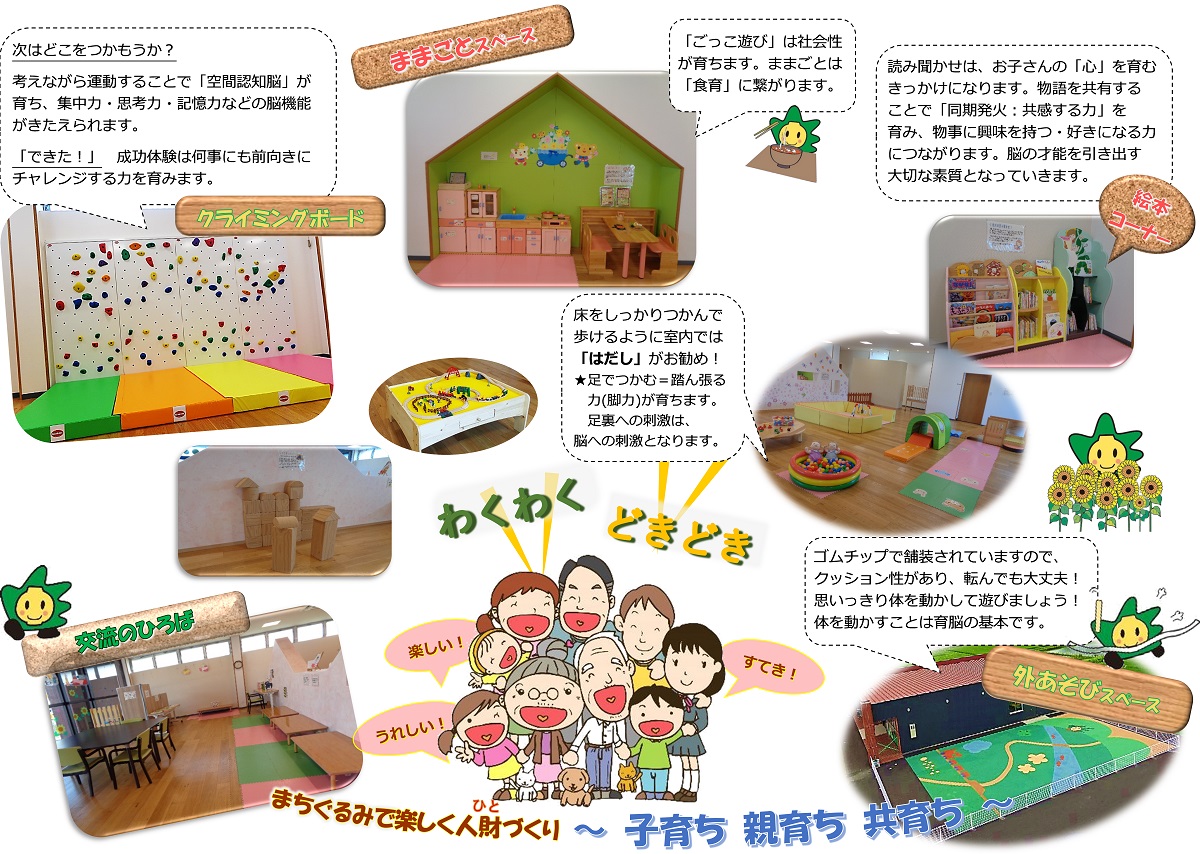 子育て支援施設内部のご案内
