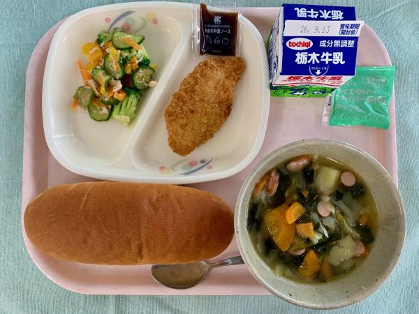 今日の給食2026.9.2