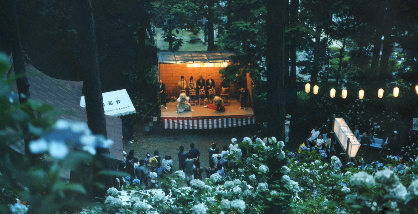 あじさい祭り獅子舞