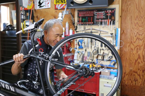 『エビコ―サイクル自転車修理』の画像