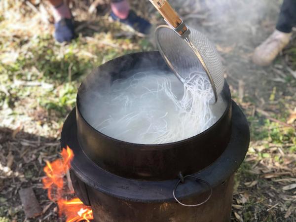 『そうめん茹で上げ』の画像